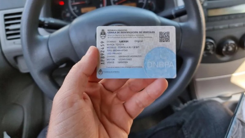 En Mendoza ya no será obligatorio portar la cédula azul